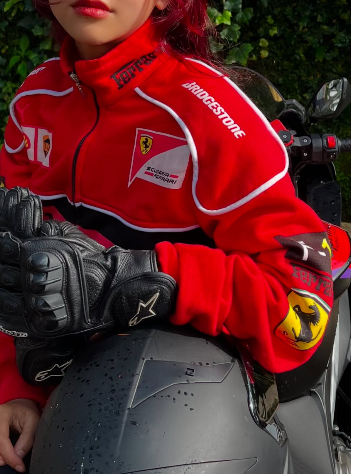 Ferrari F1 Red Racer Jacket –Warmsouls - Warmsouls