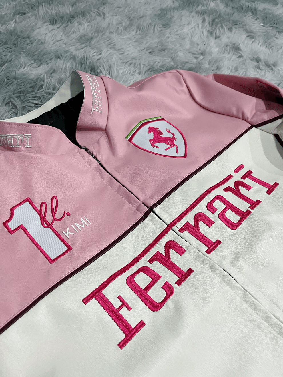 WarmSouls Premium Leather Jacket Pink - Warmsouls